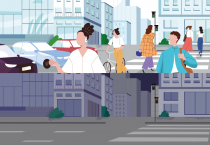 Streets, sidewalks and roads which constitute more than a quarter of the built-up land in most cities, should be designed for people, but urban planning has typically not incorporated human perspectives. With the aid of urban big imagery data and AI, Prof